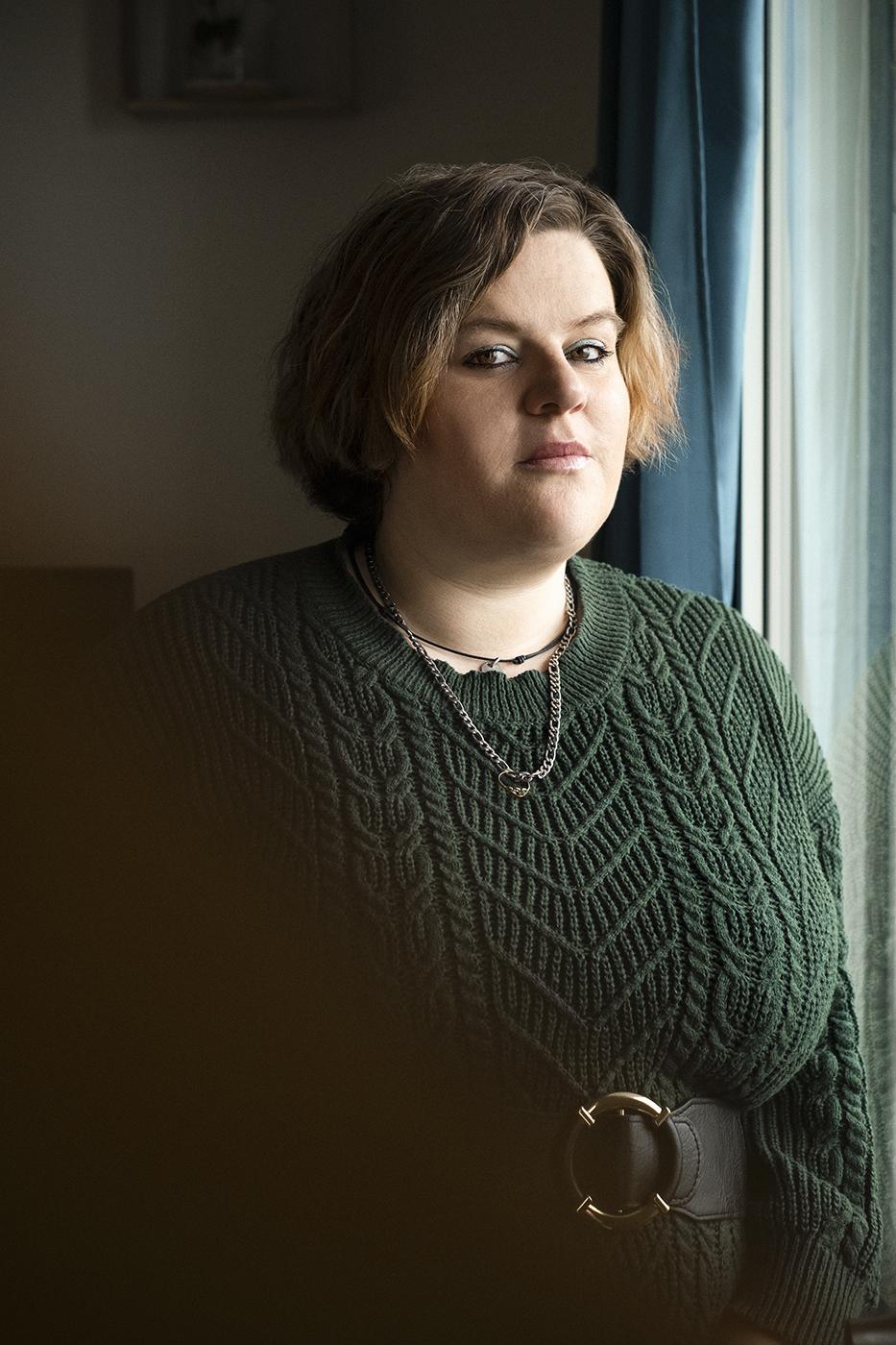 Portrait délicat pour le journal Libération