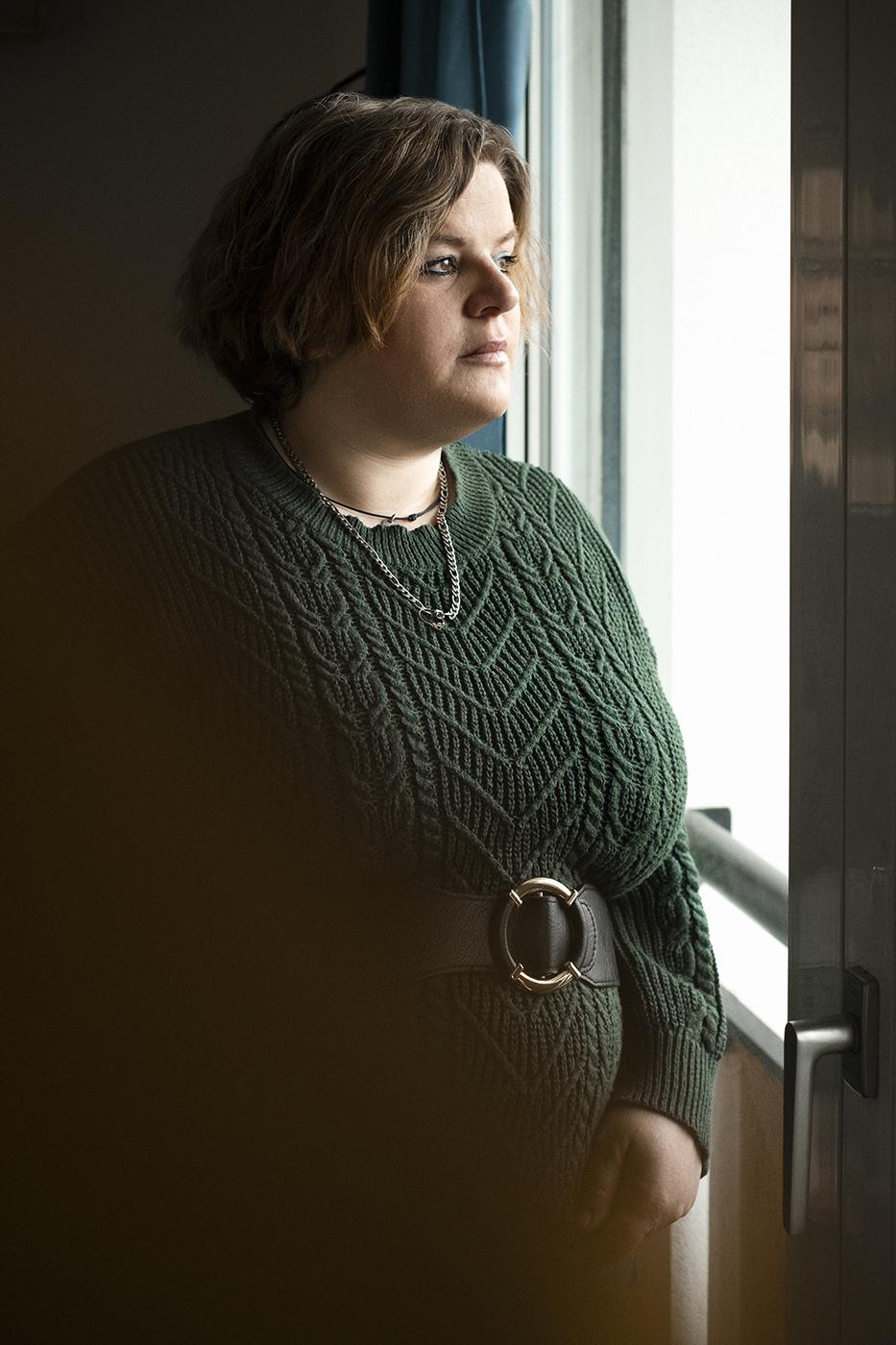 Portrait délicat pour le journal Libération